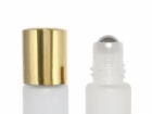 6ml霧面管瓶 鋼珠 金蓋