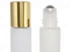 10ml霧面管瓶 鋼珠 金蓋-短