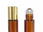 10ml茶色管瓶 鋼珠 金蓋-短